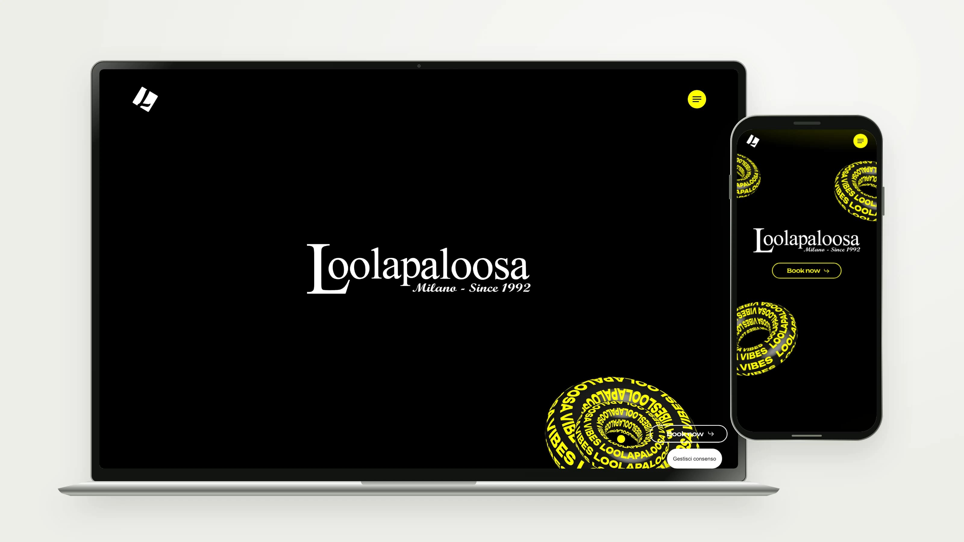 Loolapaloosa — Website on desktop and mobile