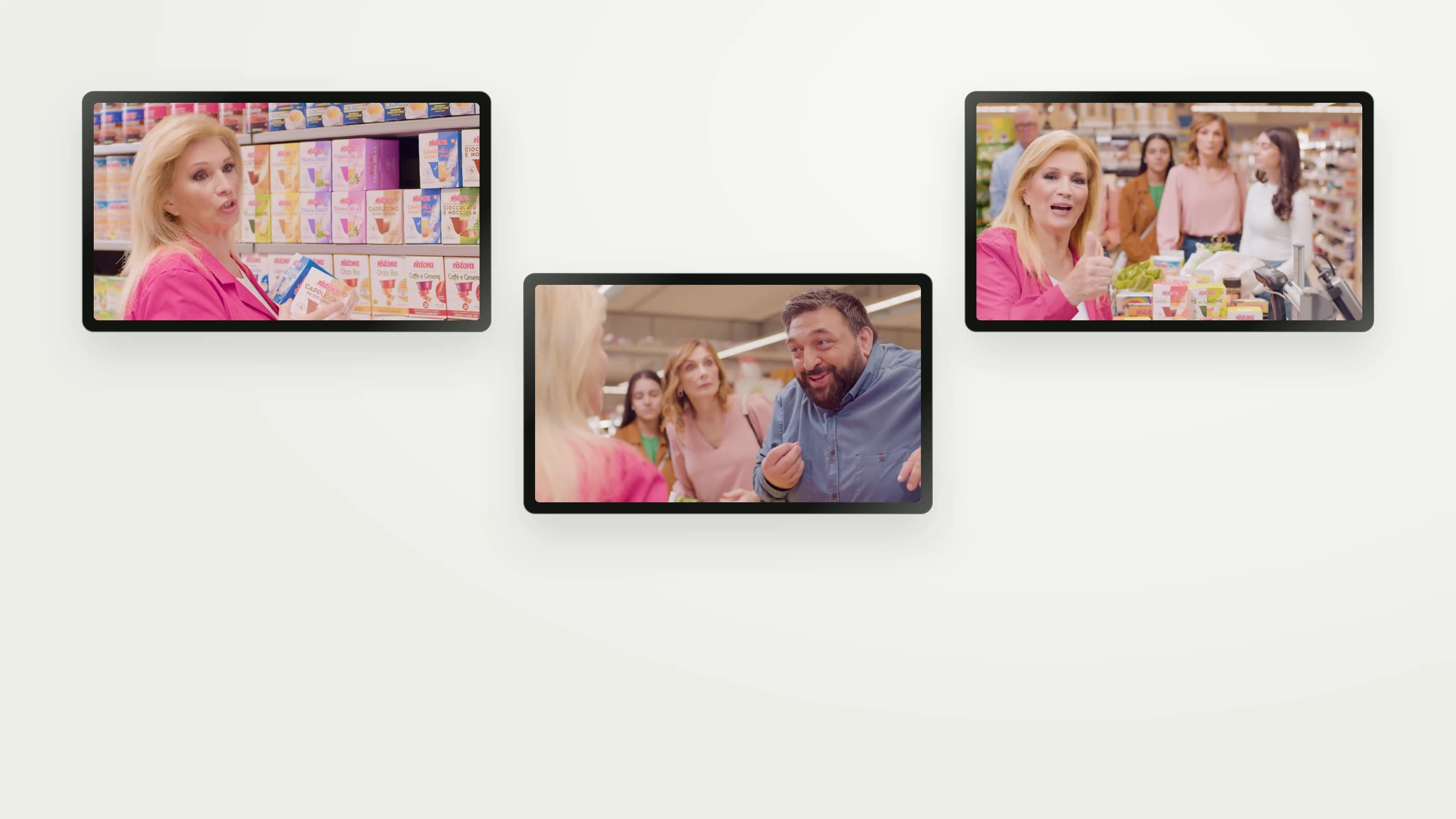 Ristora — Selected frames from the commercial